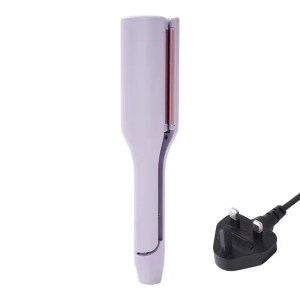 32mm Deep Wave Hair Curler – 4 Temperature Settings | Elegant Purple