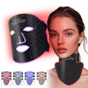 LED Face & Neck Mask – 4-Color Silicone Light Therapy