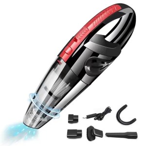 Portable Wireless Car Vacuum Cleaner – Rechargeable & Powerful Suction