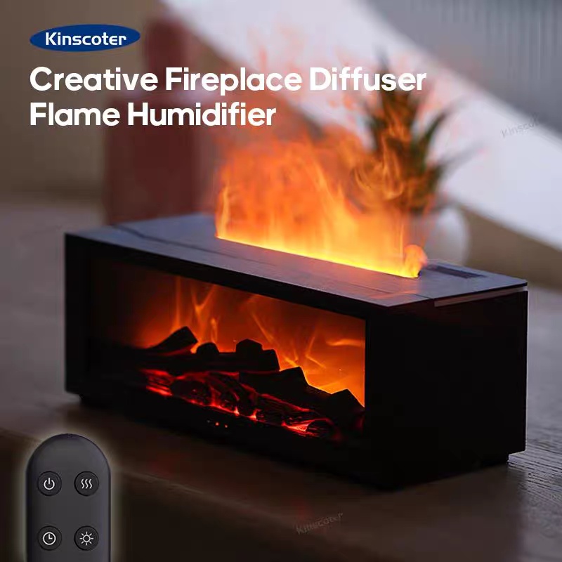Colorful Flame Aroma Diffuser β 150ml Waterless Auto-Off
