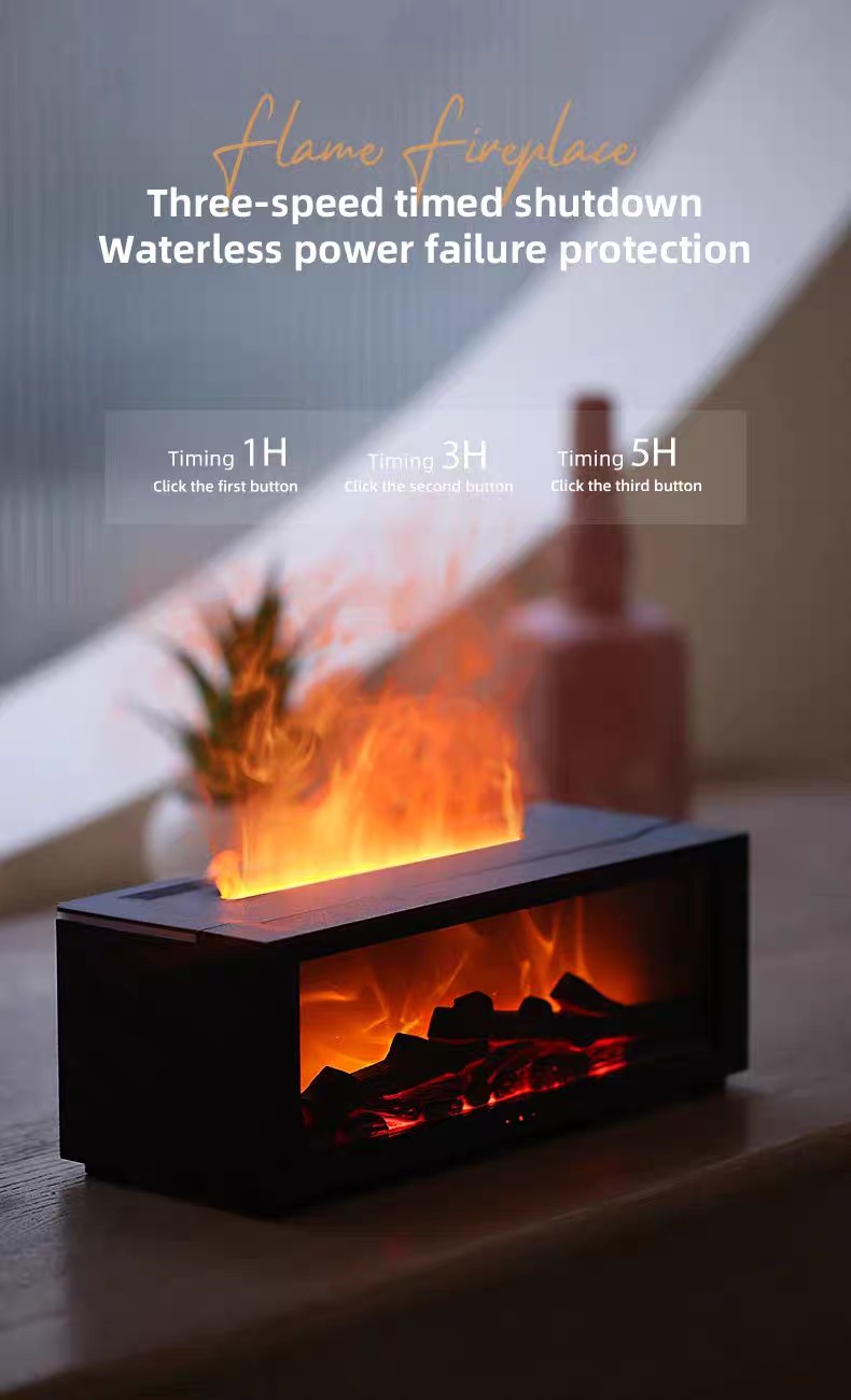 Colorful Flame Aroma Diffuser β 150ml Waterless Auto-Off - Image 11