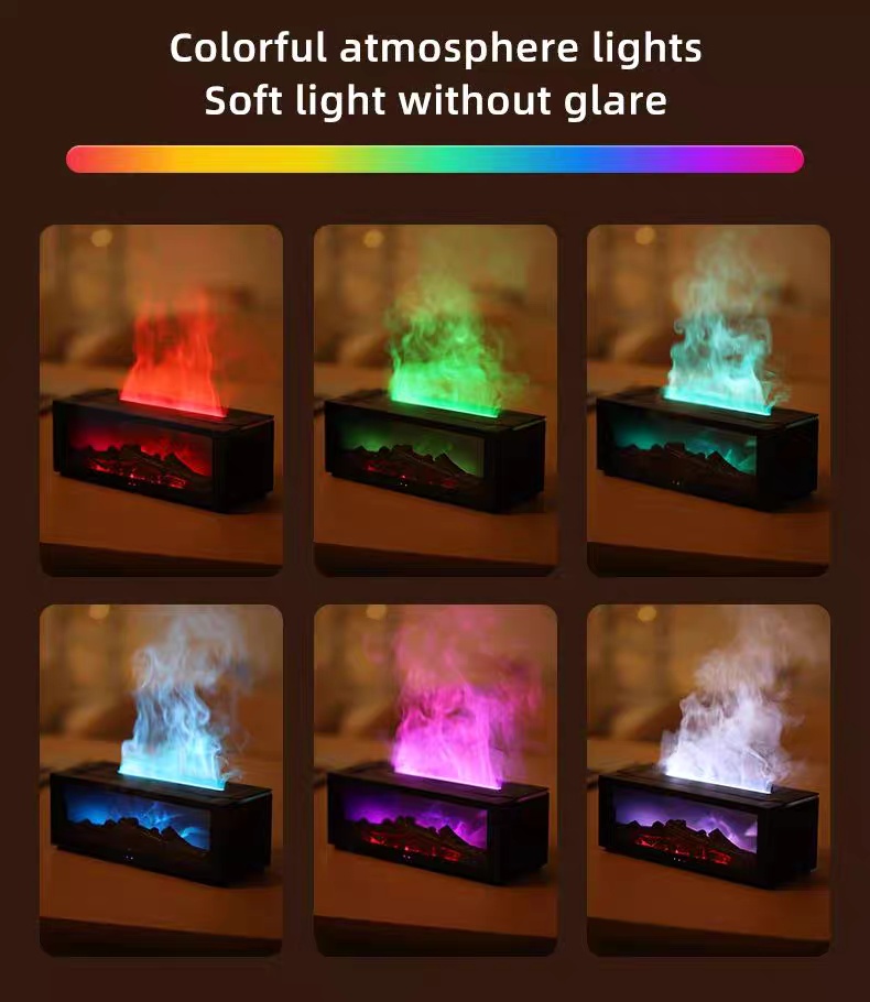 Colorful Flame Aroma Diffuser β 150ml Waterless Auto-Off - Image 8