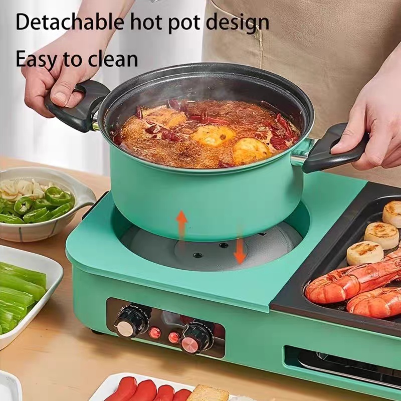 3-in-1 Korean Electric Hot Pot & BBQ Grill β Ramen, Soup, and Grill in One - Image 4