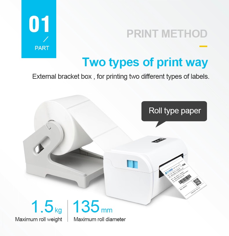 Thermal Label Printer β 4x6 Inch Barcode Shipping Labels - Image 5