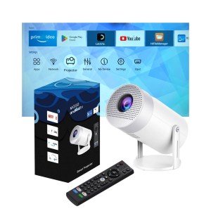MG50 ATVOS Smart Android TV Projector – Wireless Home Theater with Voice Remote