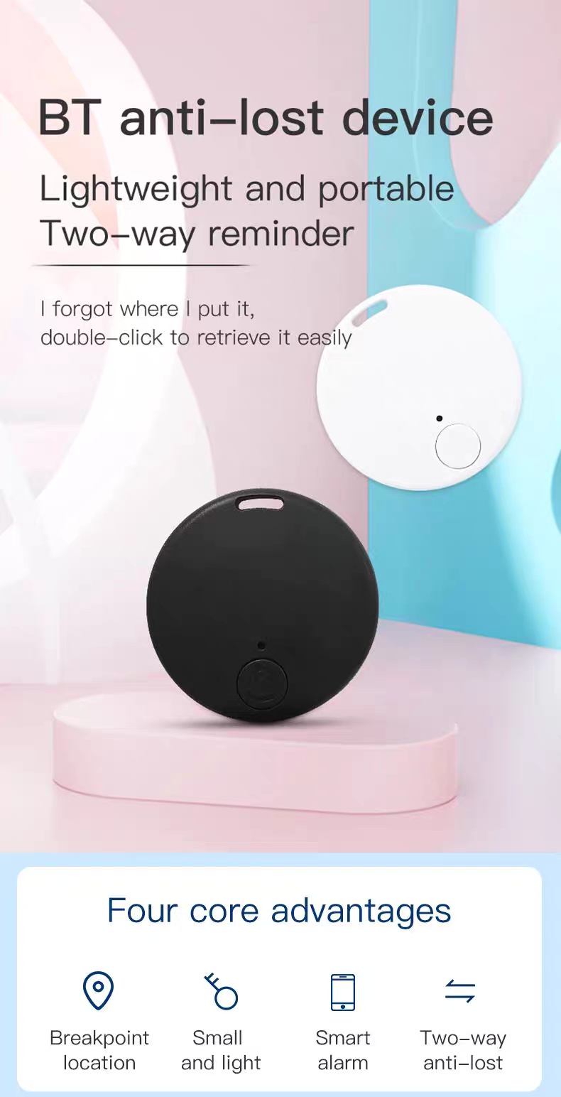 Mini Bluetooth GPS Tracker β Anti-Lost Device (Pink) - Image 5