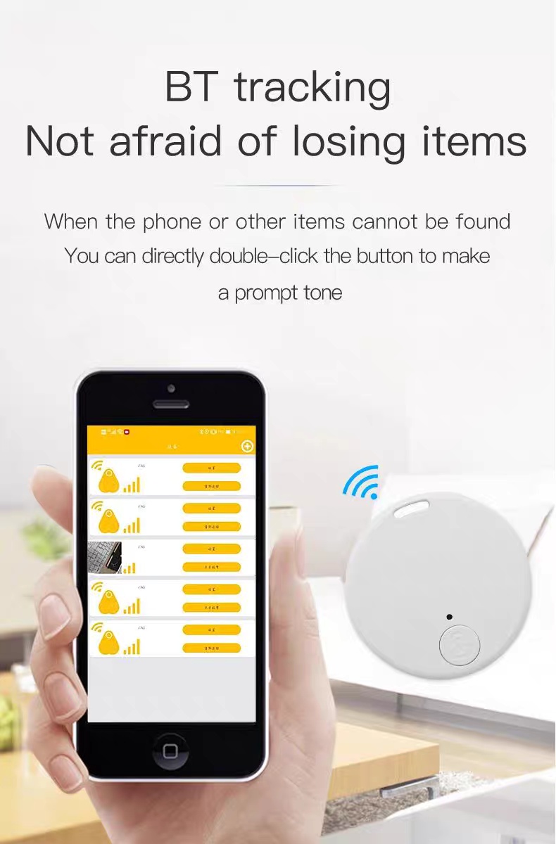 Mini Bluetooth GPS Tracker β Anti-Lost Device (Pink) - Image 7