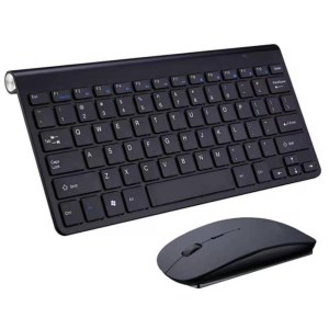 Portable Mini 2.4G Wireless Keyboard & Mouse Combo – Black