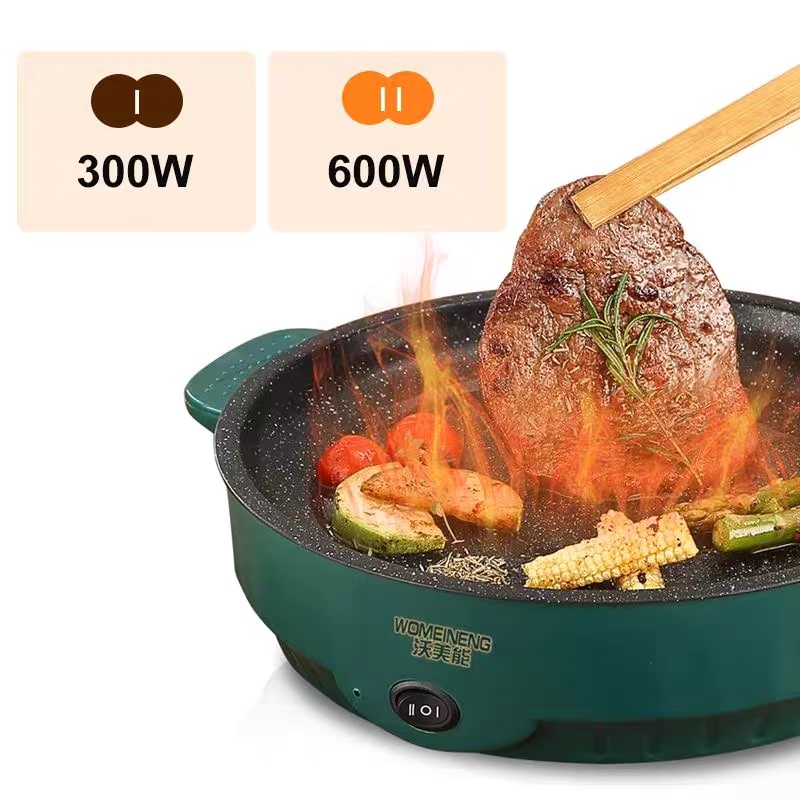 Electric MultiCooker Frying Pan β 25.8cm (Green) - Image 3