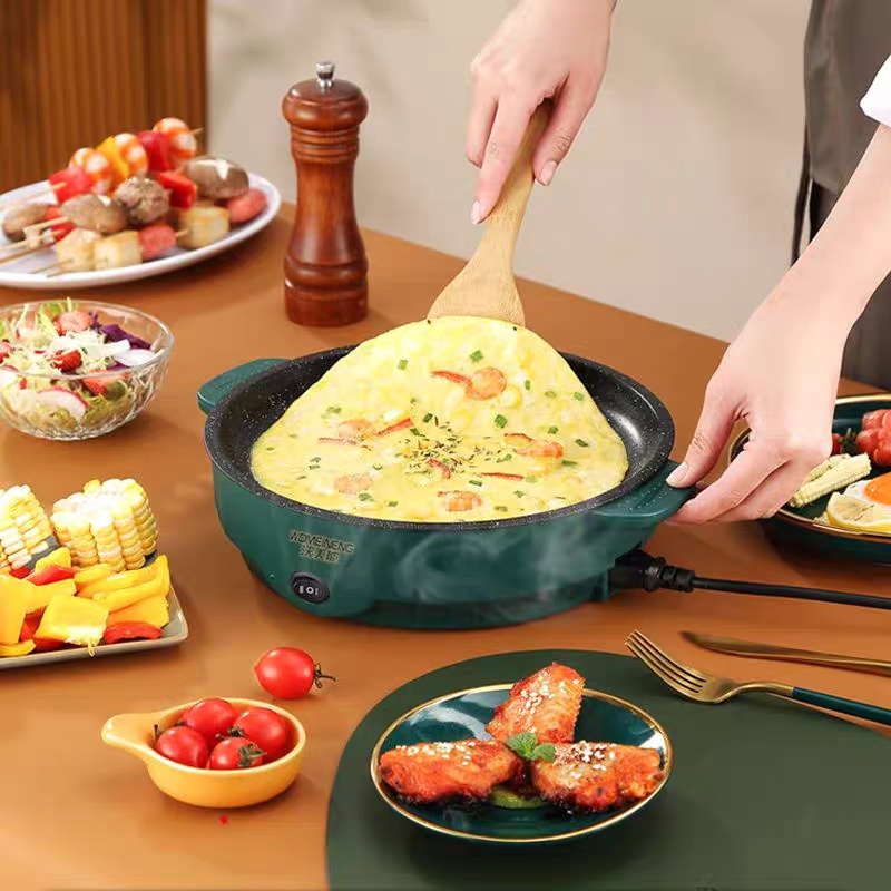 Electric MultiCooker Frying Pan β 25.8cm (Green) - Image 5