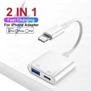 Lightning to USB OTG Adapter – For iPhone 8 to 14 Series