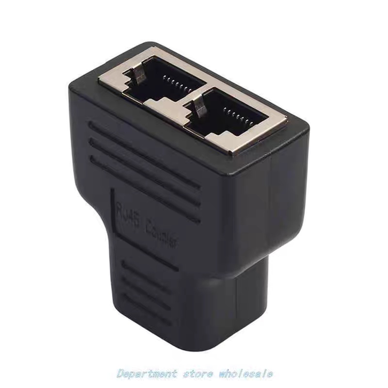 RJ45 Splitter Adapter β 1 to 2 Dual Female LAN Port