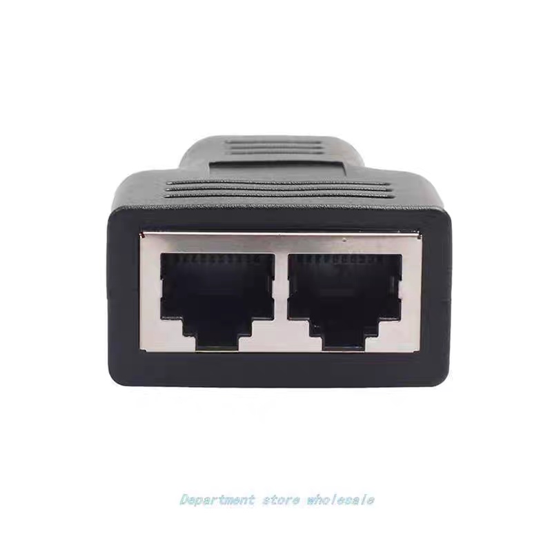 RJ45 Splitter Adapter β 1 to 2 Dual Female LAN Port - Image 4