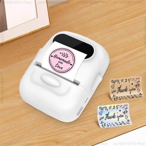 P50 Mini Adhesive Label Printer – Portable Sticker Maker