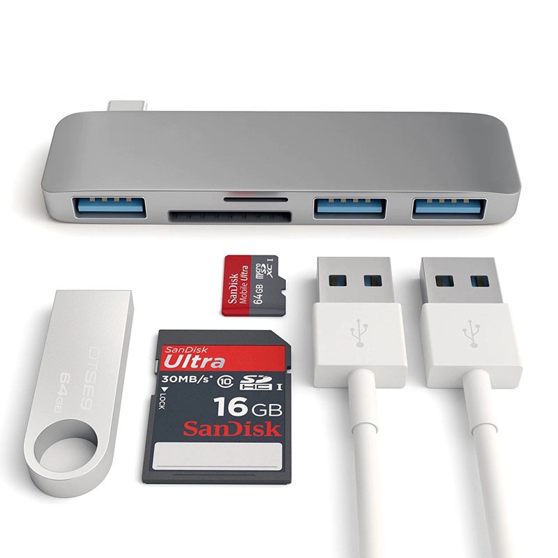 NewMosible USB-C Hub – HDMI, Thunderbolt 3 Adapter, USB 3.1 Ports & More