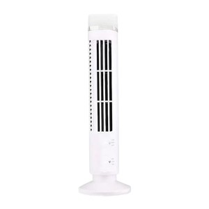 LED Tower Fan – Bladeless Cooling Fan (White)