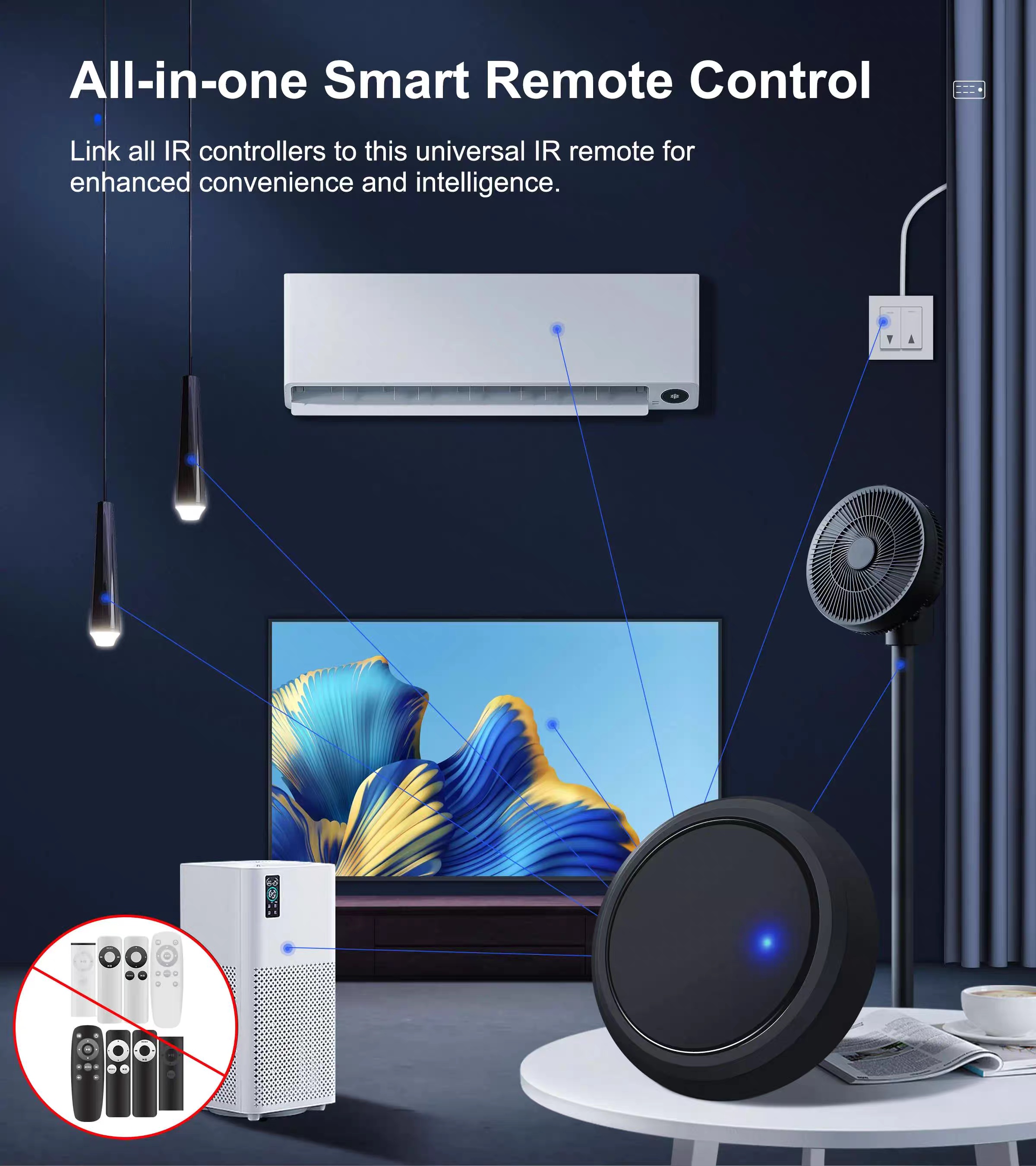 Tuya Smart IR Remote Controller – WiFi Universal Infrared Remote with App Control | Works with Alexa & Google Assistant - Image 3