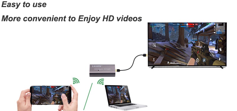 Wireless WiFi Display Adapter β HDMI-Compatible TV Stick Receiver - Image 3
