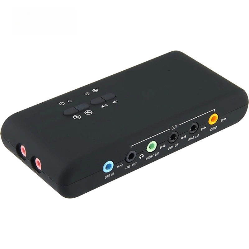USB External Sound Card โ Plug & Play Audio Adapter
