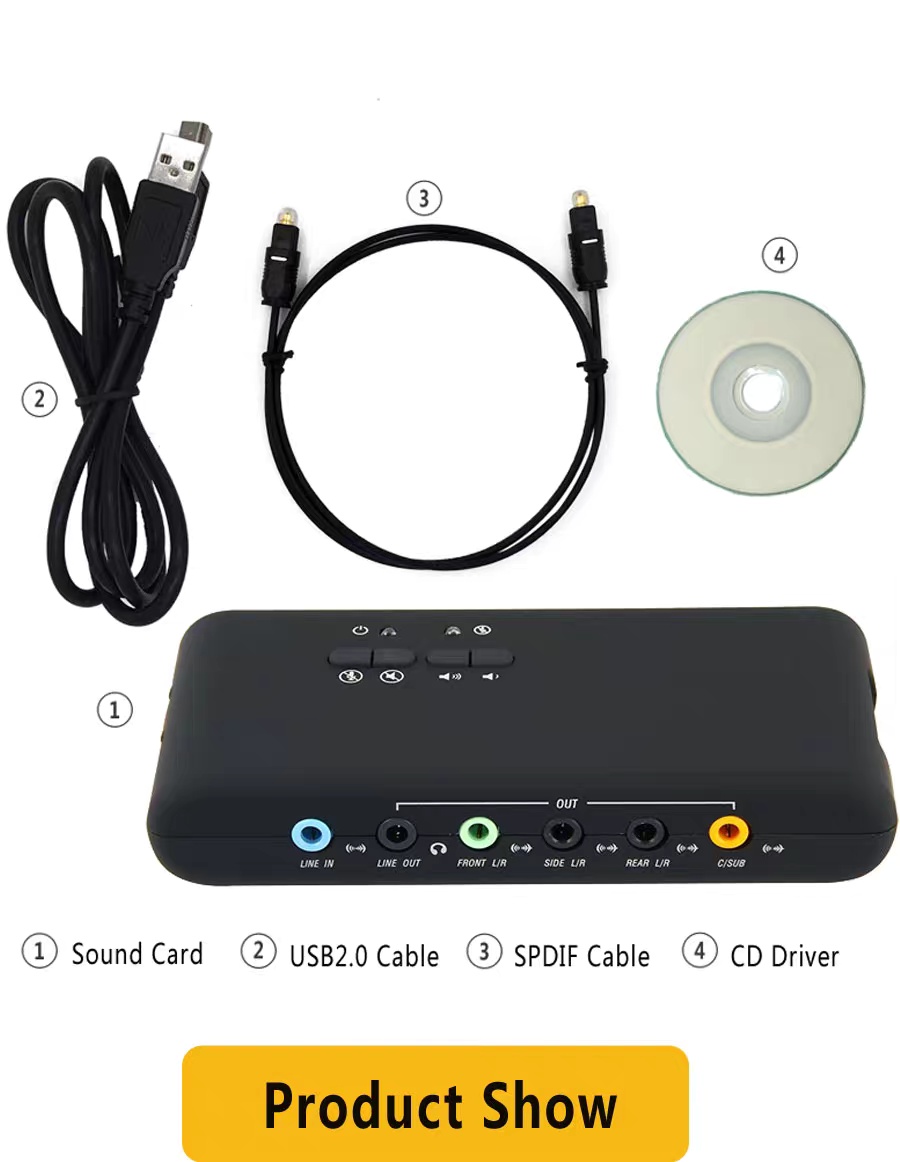 USB External Sound Card โ Plug & Play Audio Adapter - Image 11