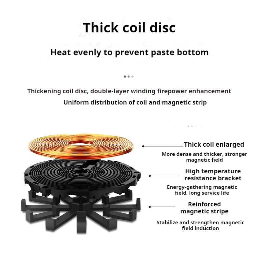 2200W Mini Induction Cooker – Compact Multi‑Function Hot Pot Stove - Image 6