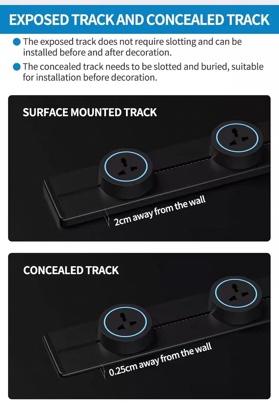 5 Pcs Movable Track Socket – Smart Sliding Power Strip for Home & Office | Modular Design with USB & Plug Outlets - Image 4